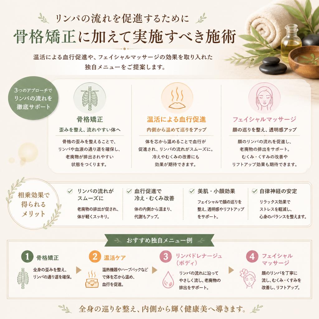 リンパ活性化のためのアプローチ