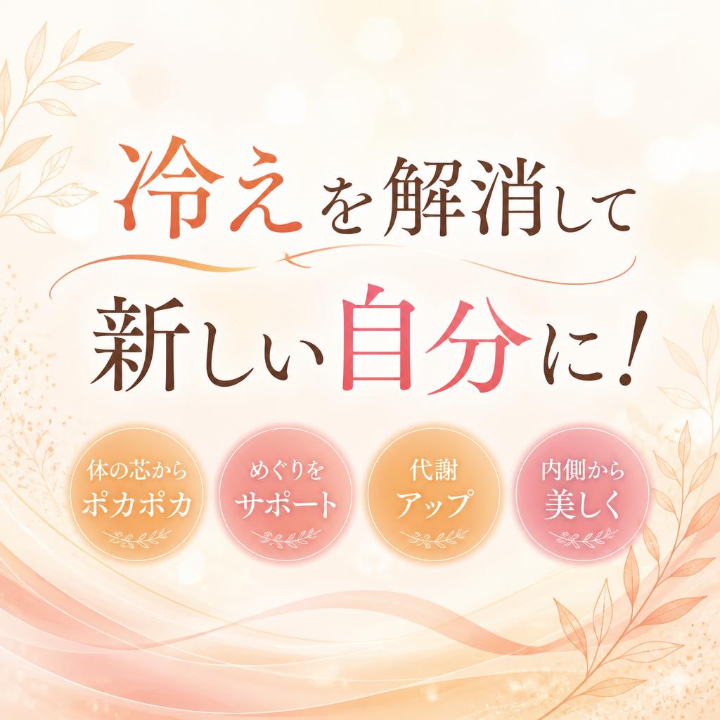 冷えを解消して新しい自分に！