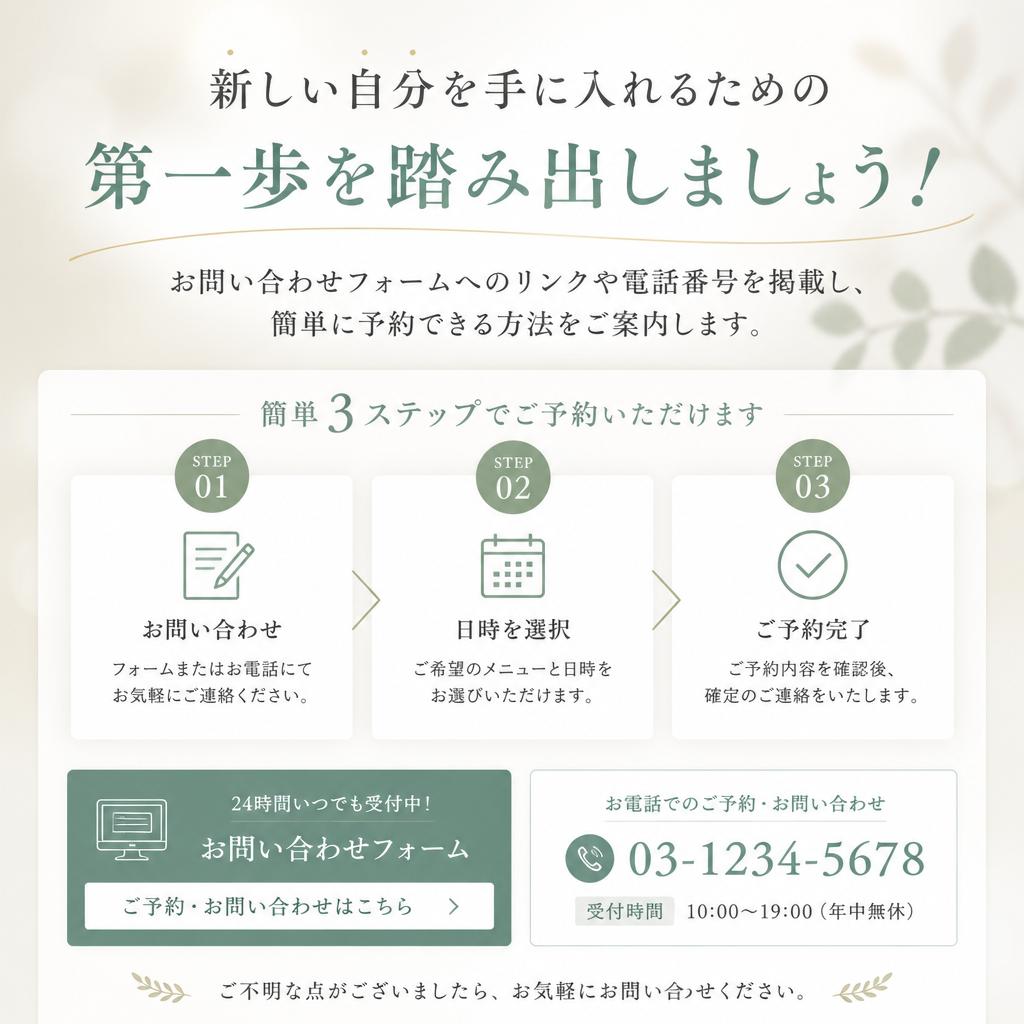 今すぐお問い合わせを！
