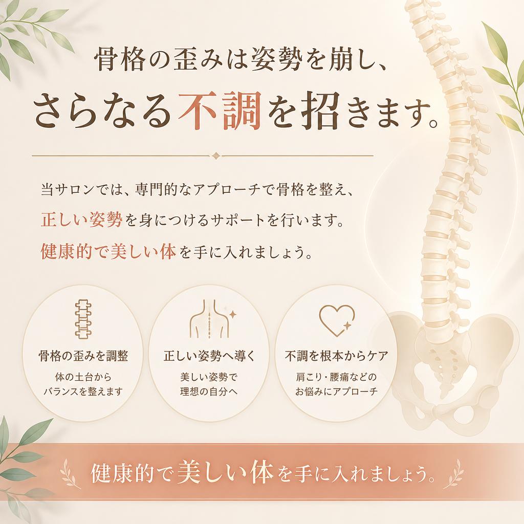 骨格改善で根本から整える