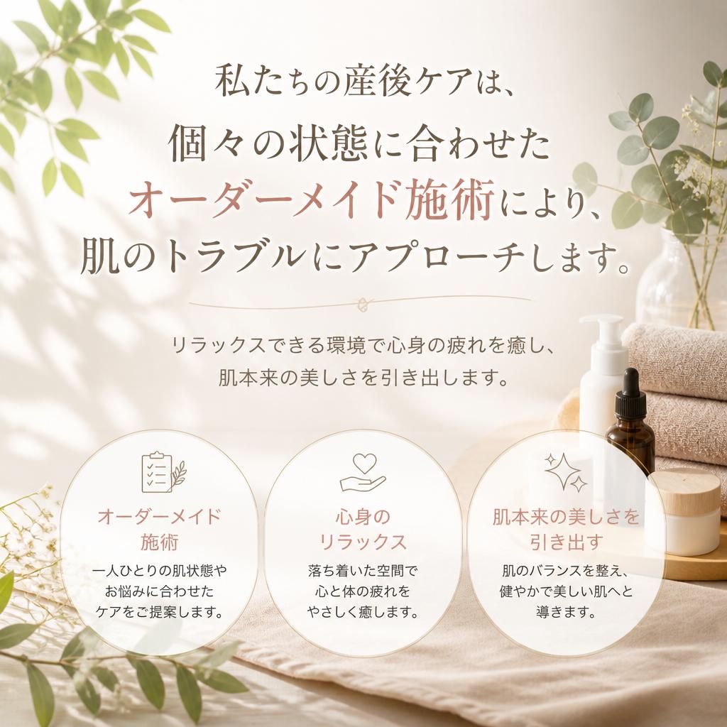 Kamuromiの産後ケアの特徴