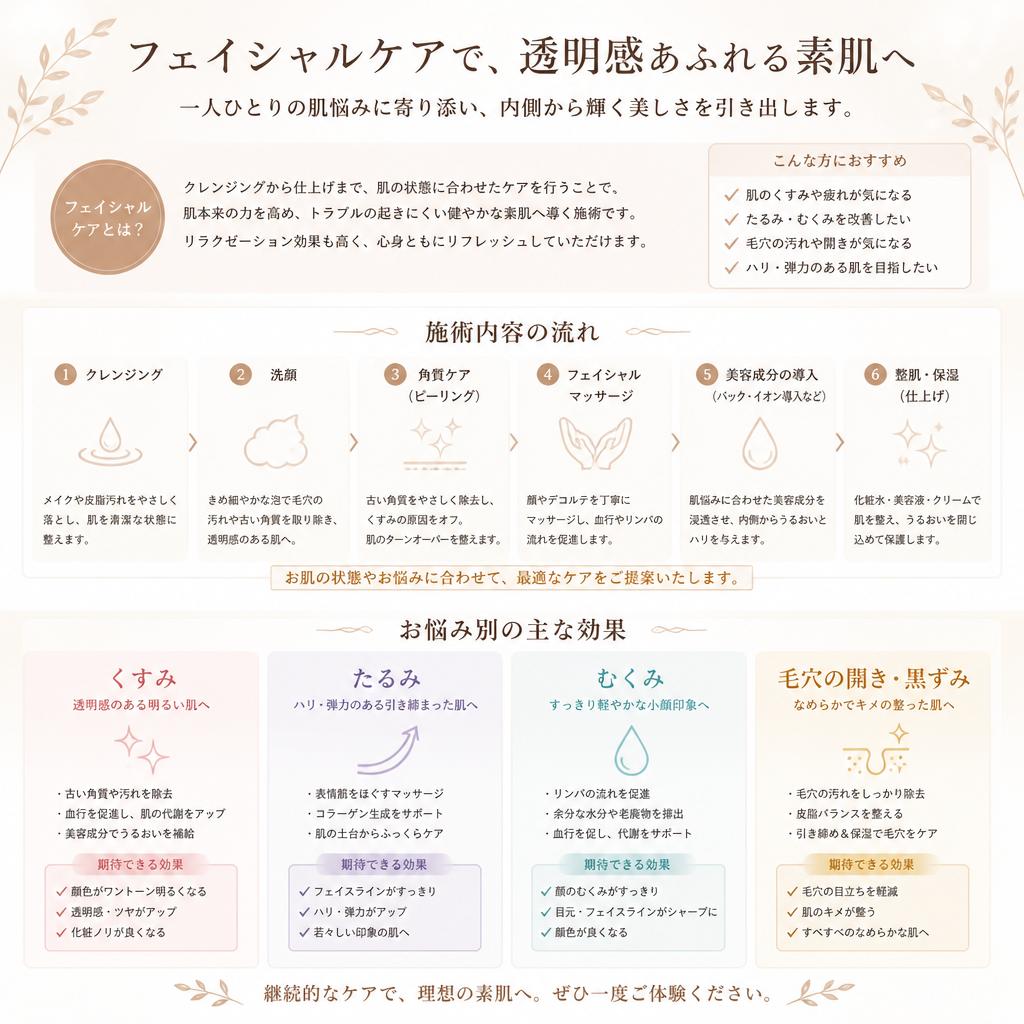 2. あなたの悩みに寄り添うパーソナルケア