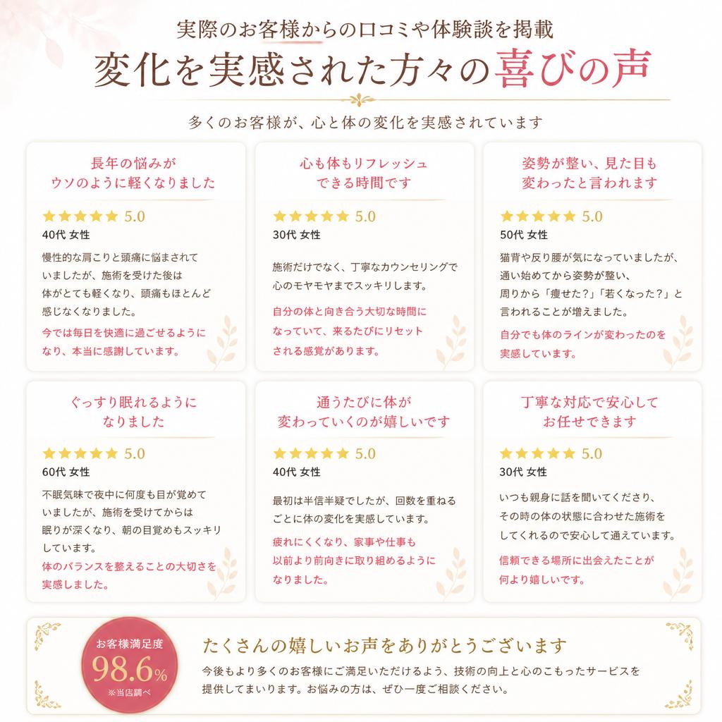 4. 体験者の声