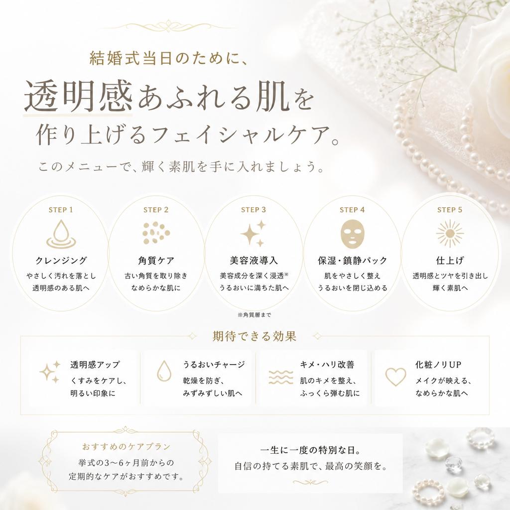 フェイシャルケアで明るい肌を実現